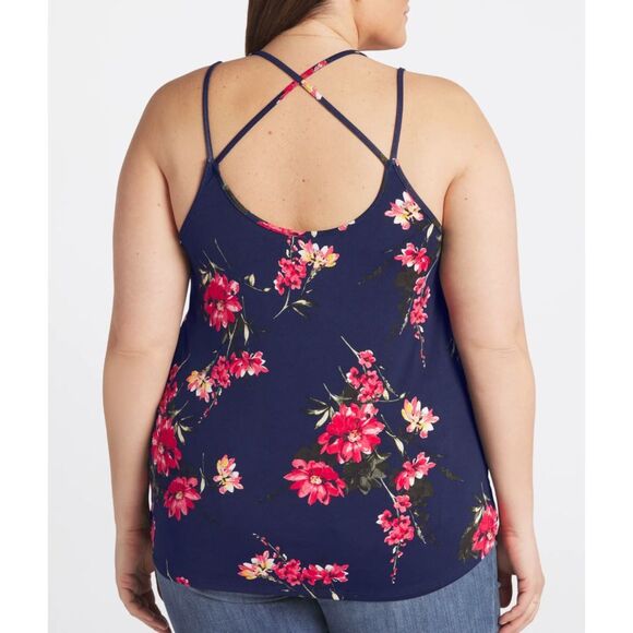 Papermoon Basima Back Detail Knit‎ Top in Navy Size 3X` - Picture 3 of 11